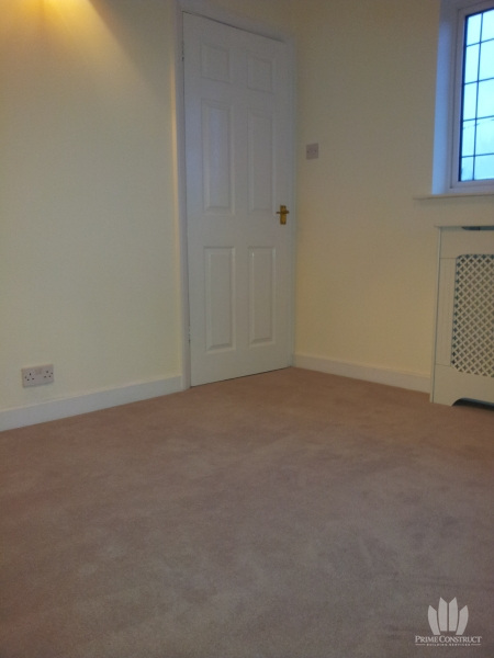 Decorated room and doorway