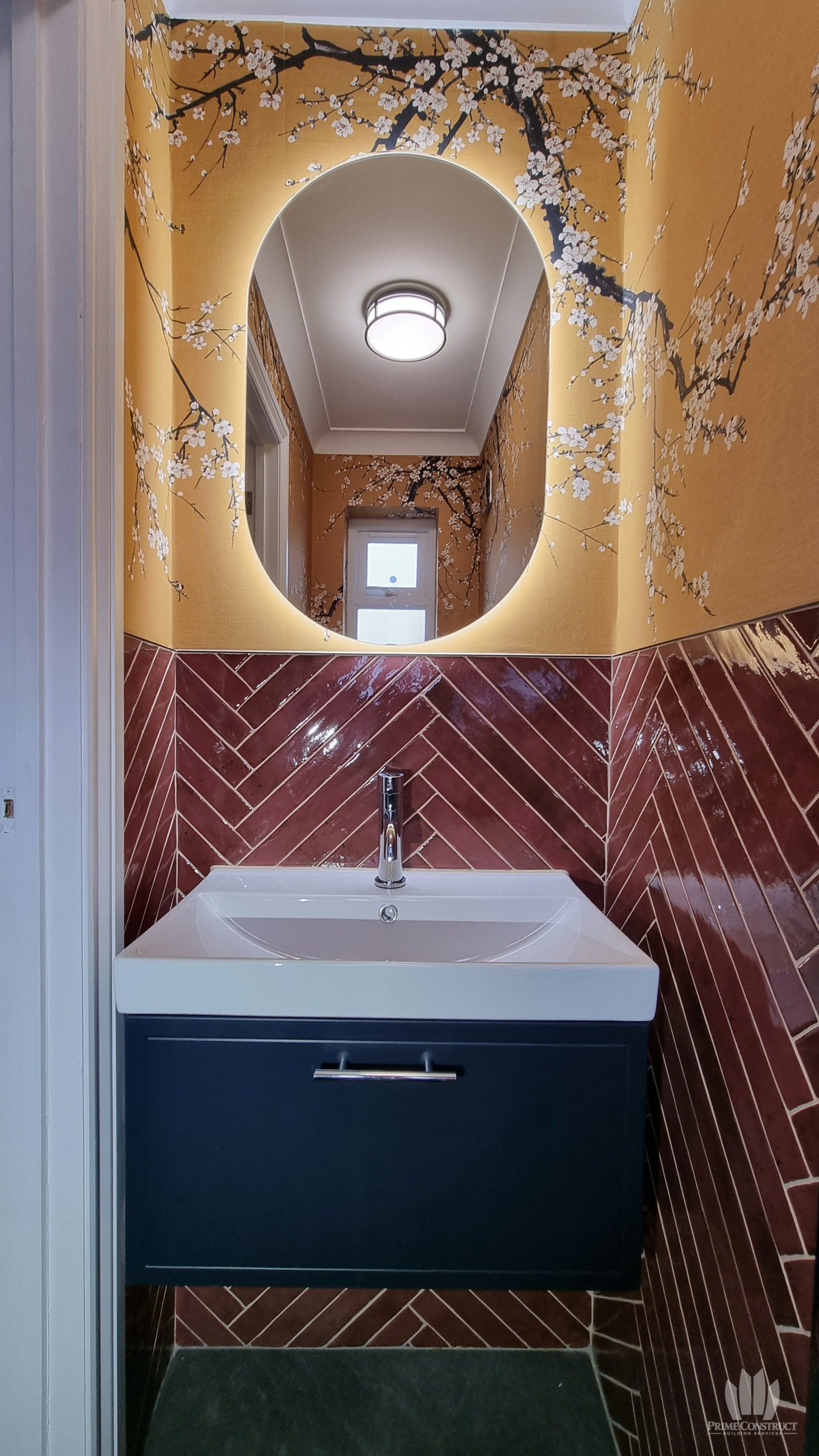 Frontal vanity composition